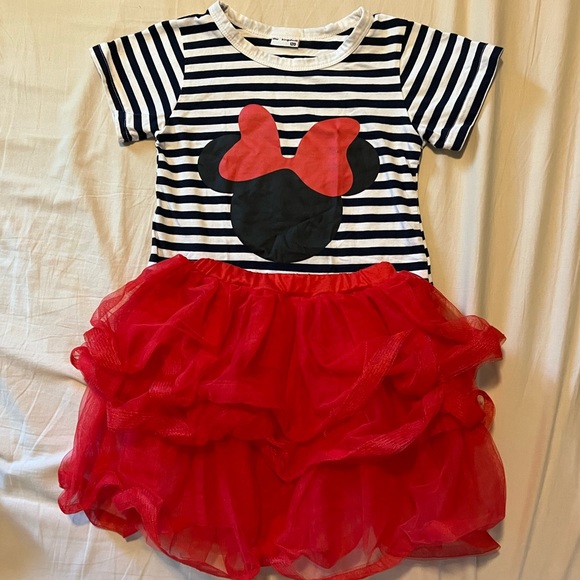 Minnie Mouse Shirt and Tutu Dress - Picture 1 of 6